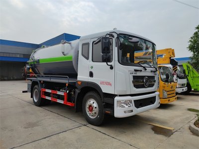 抽吸運(yùn)輸污水淤泥、糞便、沼液罐式車(chē)，國(guó)六排放吸污車(chē)抽吸快、適用面廣